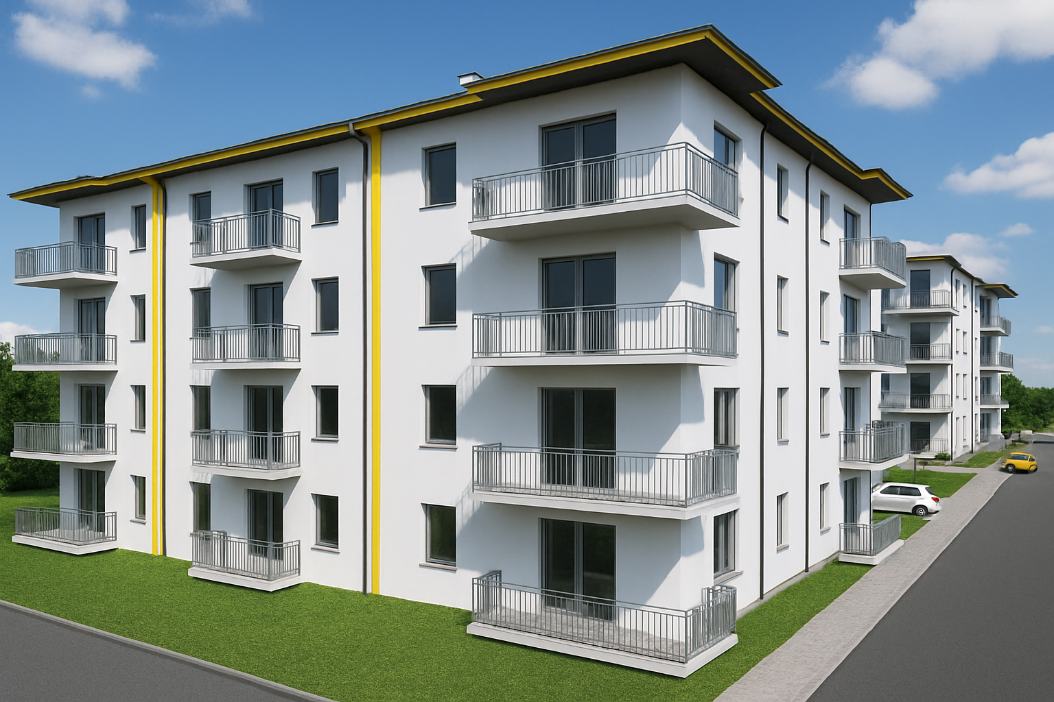 Nowoczesne apartamenty przy ulicy